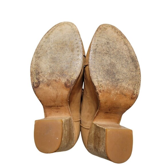 Rag & Bone Harrow $495 Women's Booties Ankle Boots Size EU 37 US 6.5 Brown - Picture 5 of 12